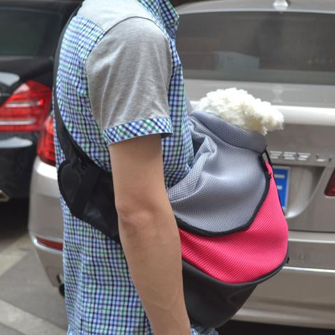 Sac Bandoulière pour Animaux - Transporteur Portable Extérieur