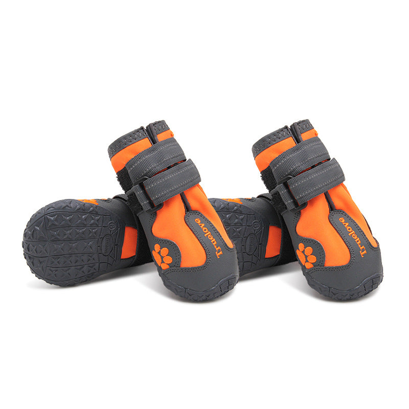 Chaussures pour grand chien - système de fixation ajustable