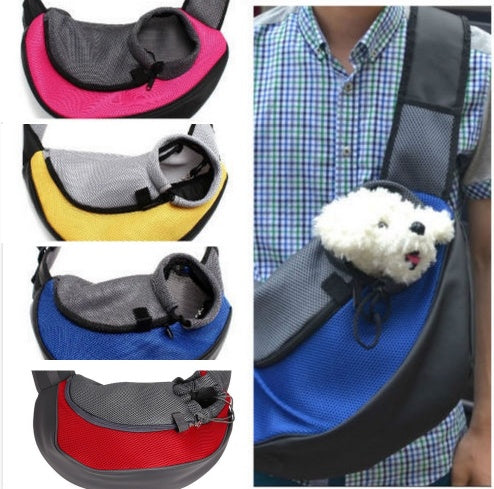 Sac Bandoulière pour Animaux - Transporteur Portable Extérieur