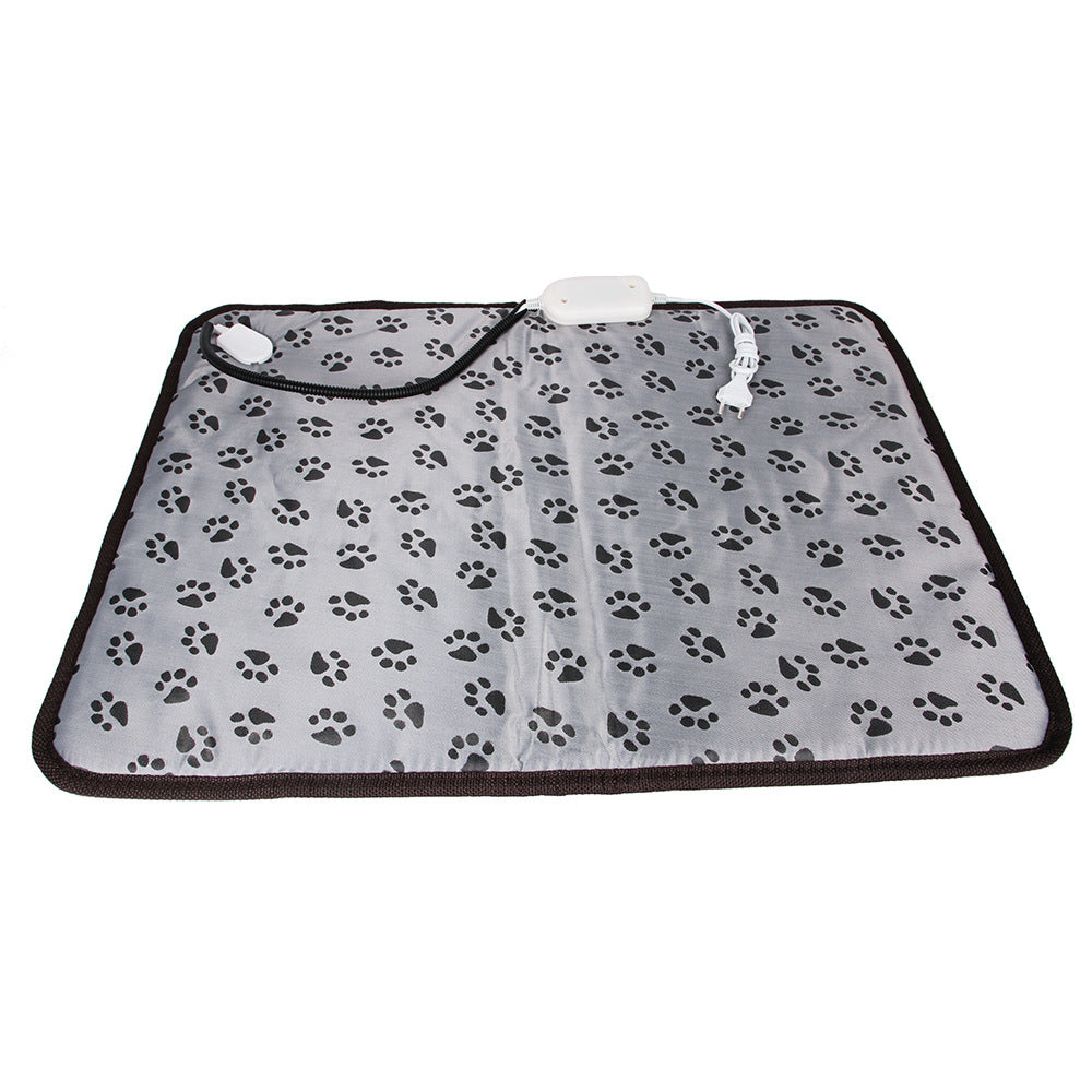 Coussin Chauffant Électrique pour Chien Chat - Tapis Chauffant Imperméable Hiver