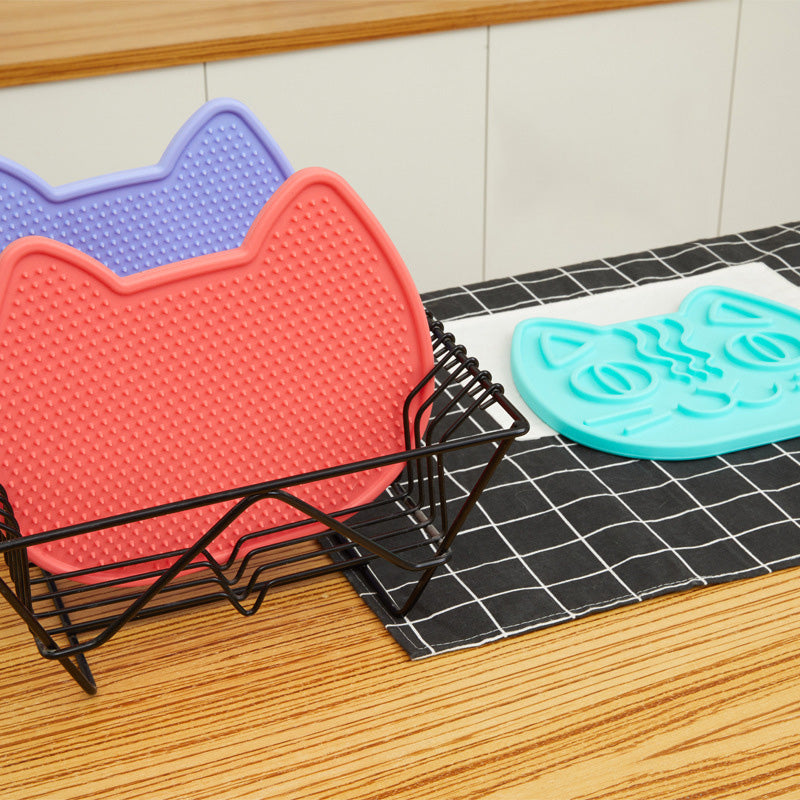 Tapis de Léchage Double Face pour Chien - Gamelle Ralentisseur Réversible