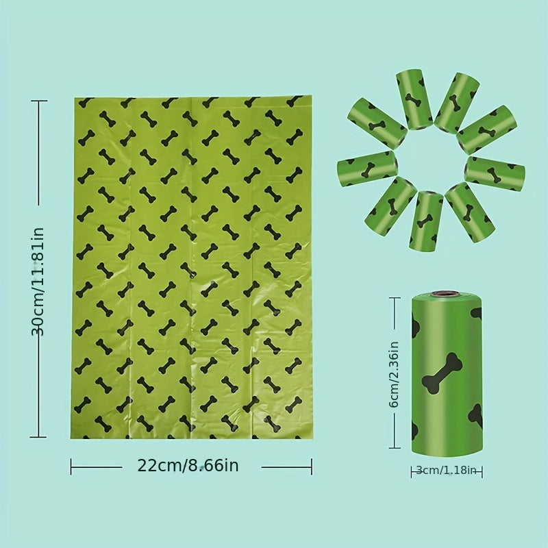 Sacs Biodégradables pour Déchets d'Animaux avec Distributeur - Épais & Anti-Fuite