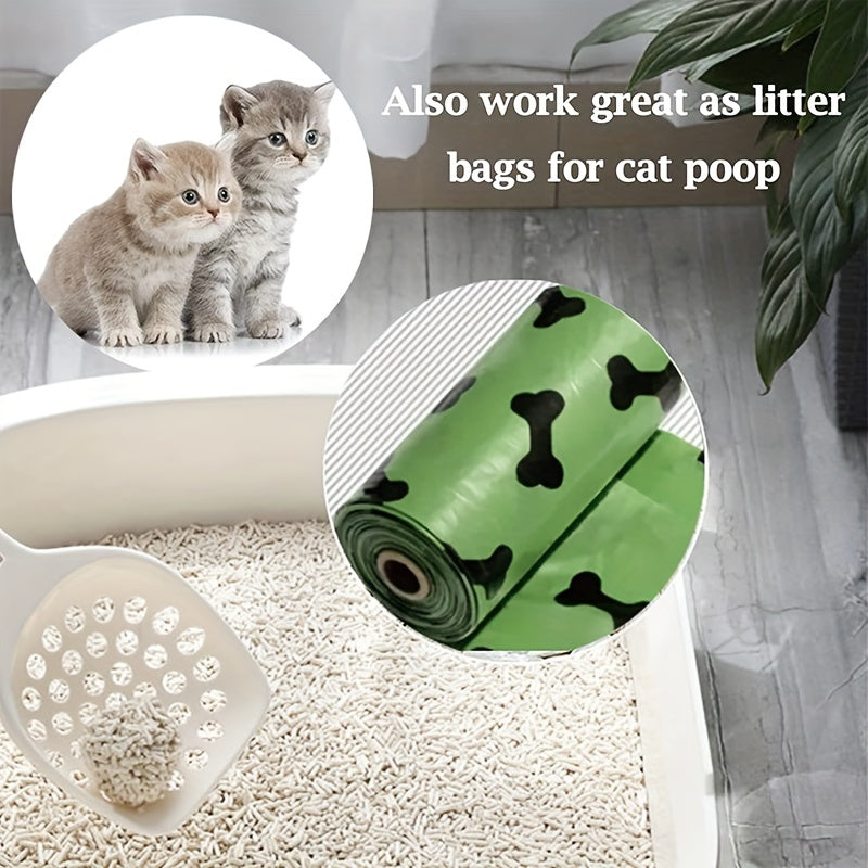 Sacs Biodégradables pour Déchets d'Animaux avec Distributeur - Épais & Anti-Fuite