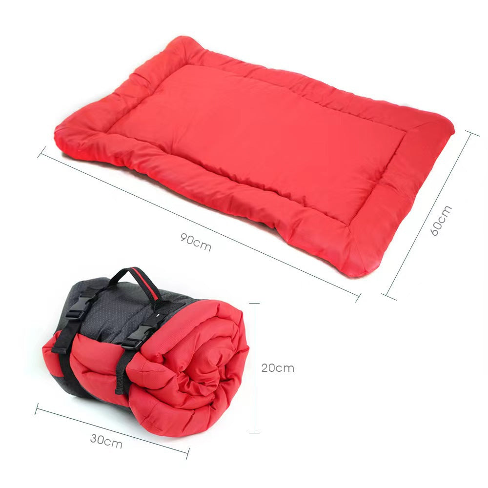 Lit pour Chien Portable Camping - Imperméable Lavable Machine Confortable