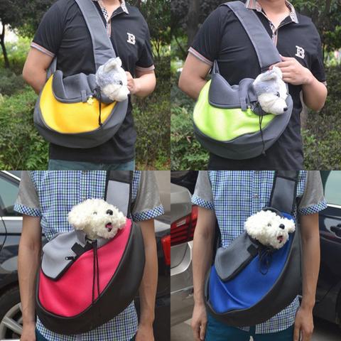 Sac Bandoulière pour Animaux - Transporteur Portable Extérieur