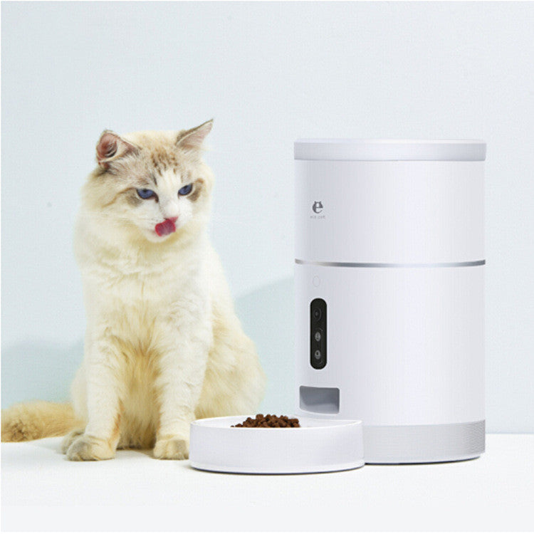 Distributeur Nourriture Automatique Chat Chien avec Caméra - Contrôle APP