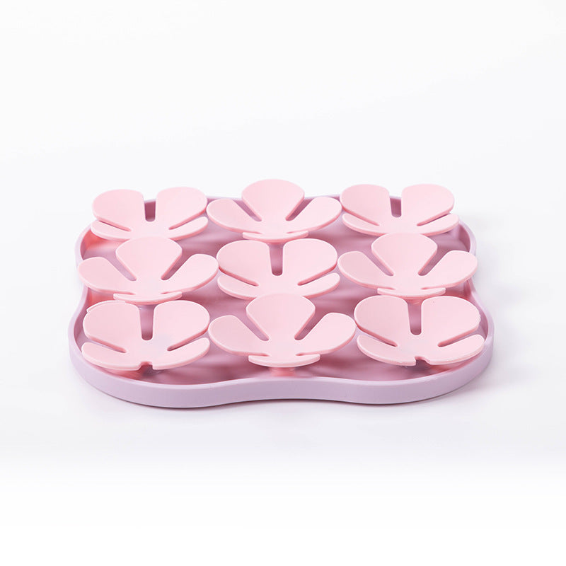 Gamelle Ralentisseur Silicone pour Chien - Tapis Léchage Anti-Anxiété avec Ventouse