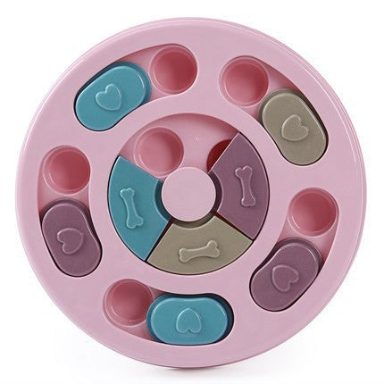 Jouet Puzzle Distributeur Nourriture pour Chien - Entraînement QI et Enrichissement Mental