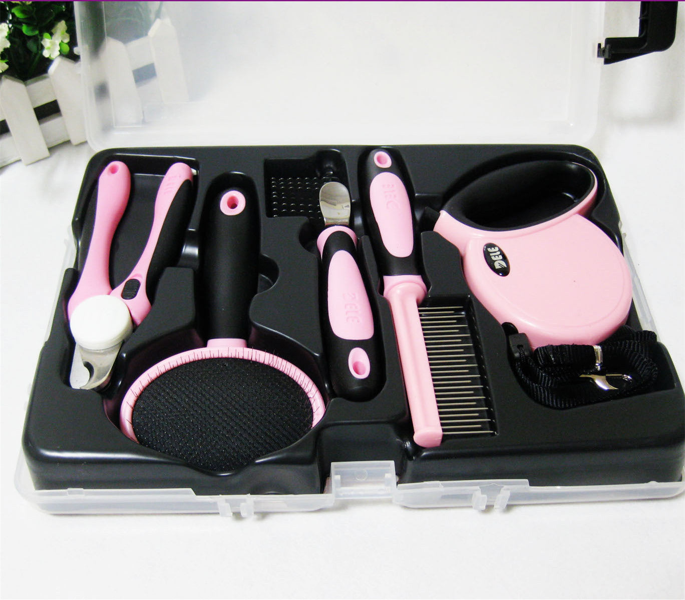Laisse de Traction pour Chien avec Kit de Toilettage - Ensemble Complet