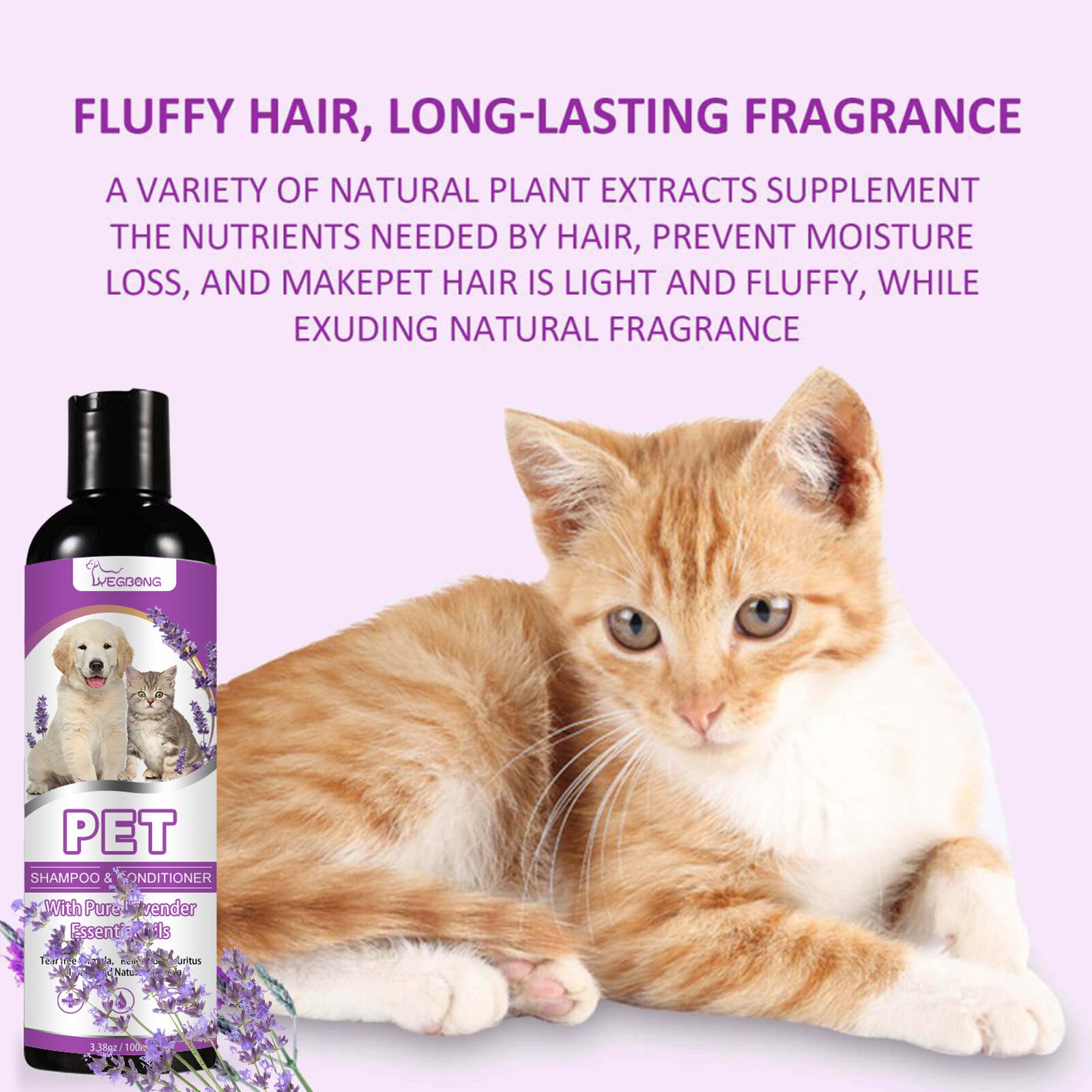 Shampoing pour Chien Anti-Démangeaisons - Pelage Doux Sans Nœuds