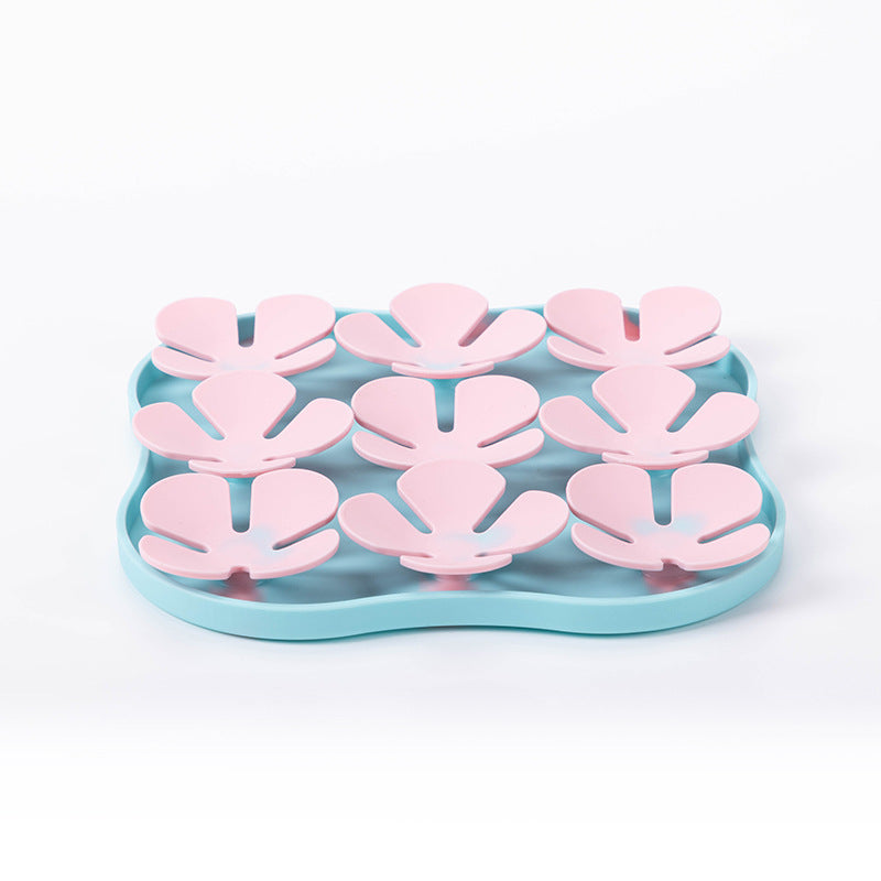 Gamelle Ralentisseur Silicone pour Chien - Tapis Léchage Anti-Anxiété avec Ventouse