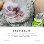 Solution Nettoyante Oreilles Chien Chat - Décontaminante et Purifiante