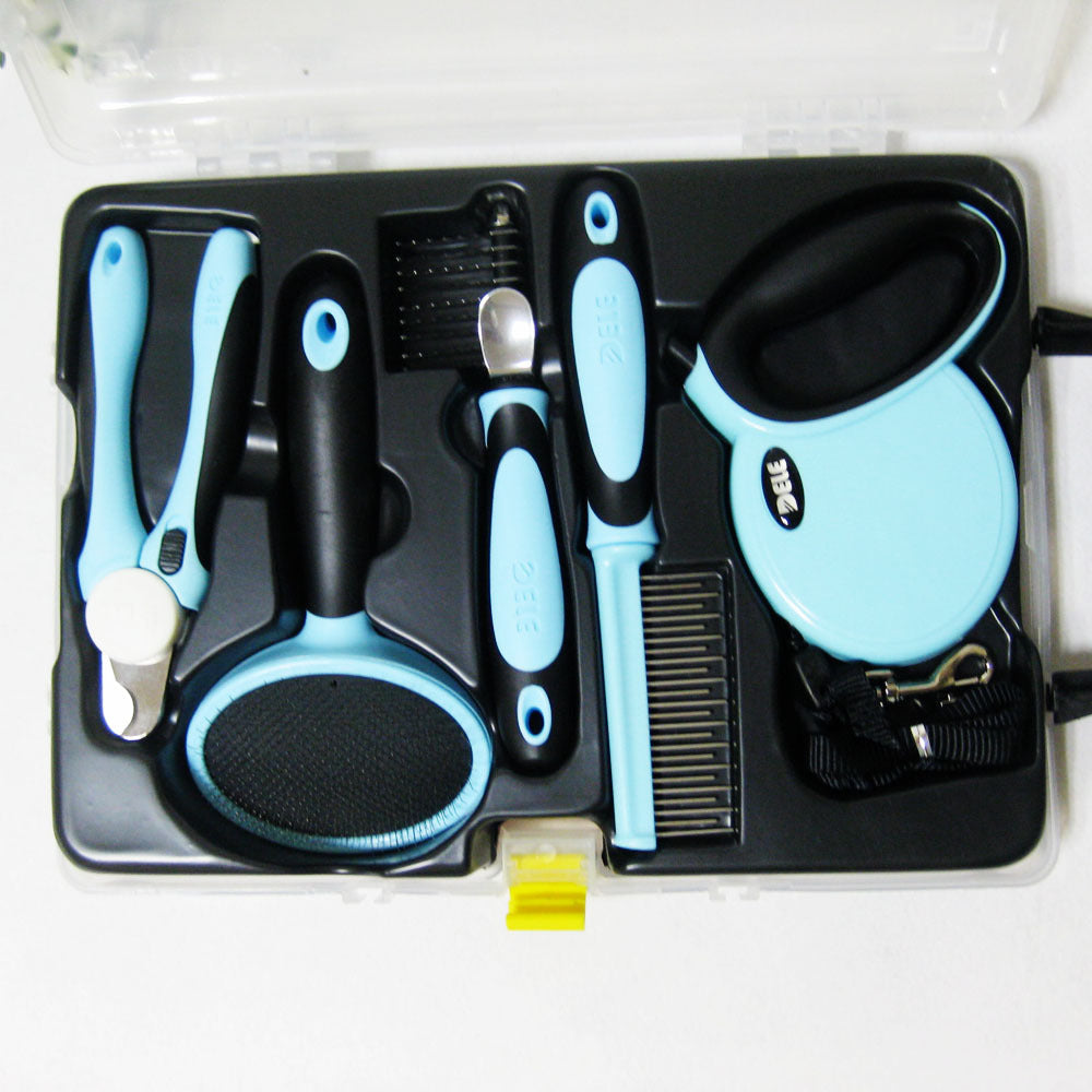 Laisse de Traction pour Chien avec Kit de Toilettage - Ensemble Complet