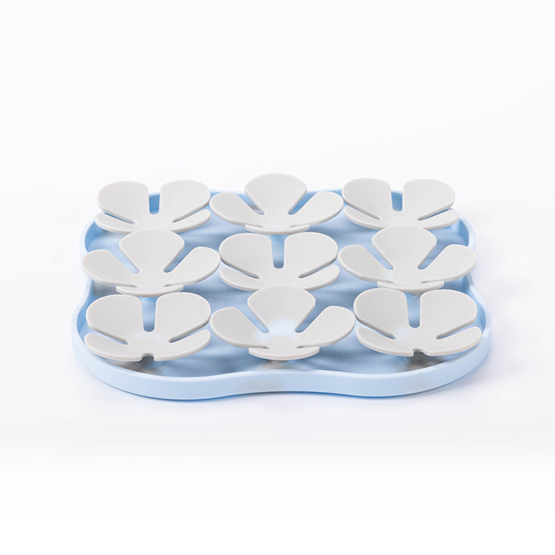 Gamelle Ralentisseur Silicone pour Chien - Tapis Léchage Anti-Anxiété avec Ventouse