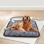 Coussin Chauffant Électrique pour Chien Chat - Tapis Chauffant Imperméable Hiver