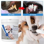 Lingettes Doigtier pour Dents Chien Chat - Hygiène Bucco-Dentaire