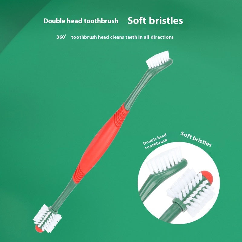 Ensemble Dentifrice et Brosse à Dents pour Chien Chat - Doigtier Nettoyage