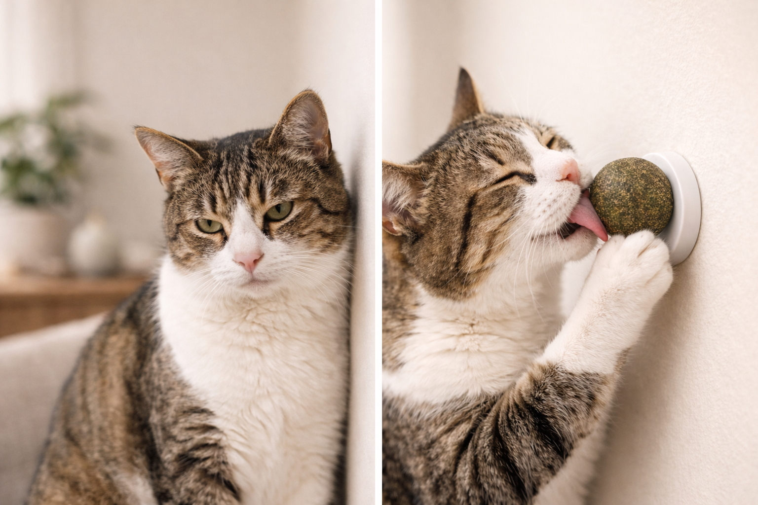 Boules Cataire Chat Nettoyage Dents - Catnip Naturel