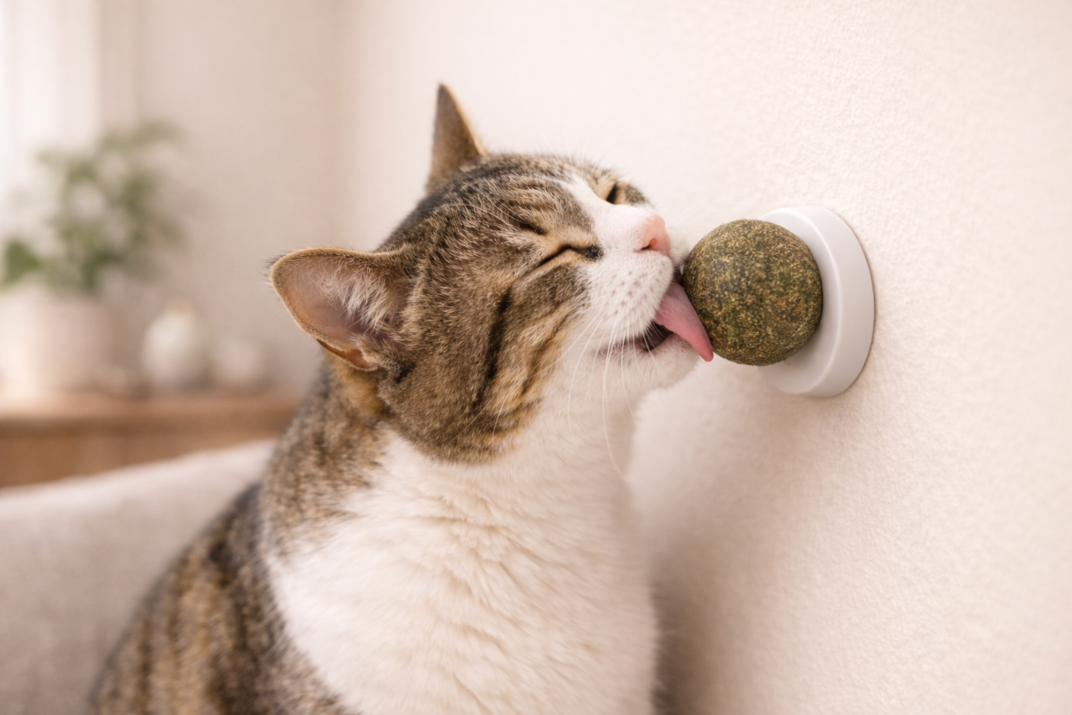 Boules Cataire Chat Nettoyage Dents - Catnip Naturel