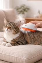 Brosse Vapeur pour Chien et Chat - Démêlage & Massage