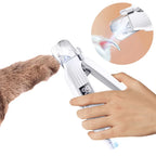 Détail du coupe-ongles électrique avec 3 ouvertures ajustables