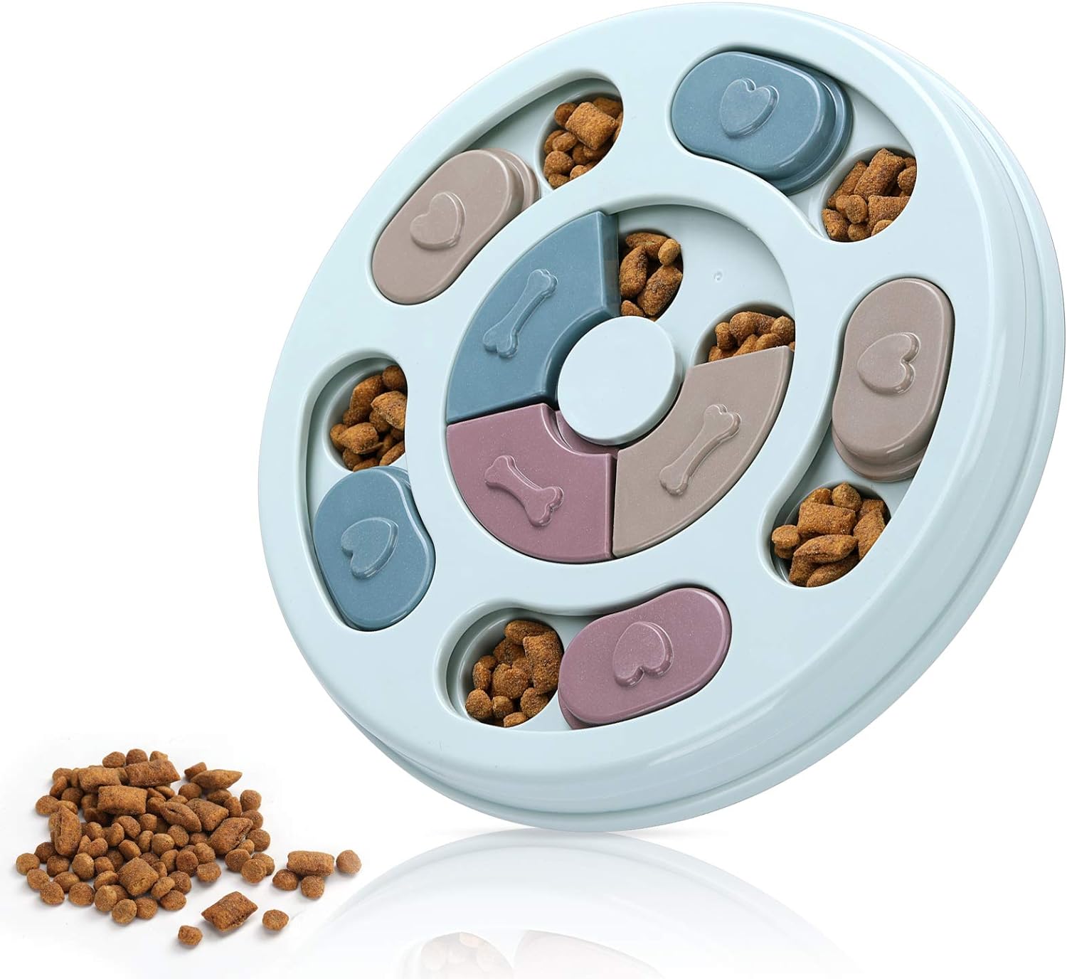 Jouet Puzzle Distributeur Nourriture pour Chien - Entraînement QI et Enrichissement Mental