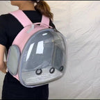 Sac à Dos Transparent pour Petits Animaux - Hamster Lapin Cochon d'Inde