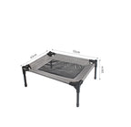Lit pour Chien d'Extérieur Tissu Oxford - Lavable Portable Camping