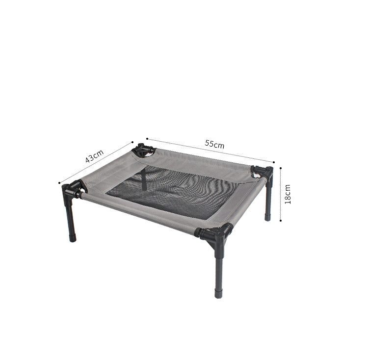 Lit pour Chien d'Extérieur Tissu Oxford - Lavable Portable Camping