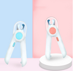 Coupe-ongles LED pour animaux bleu et rose