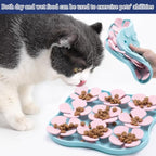 Gamelle Ralentisseur Silicone pour Chien - Tapis Léchage Anti-Anxiété avec Ventouse