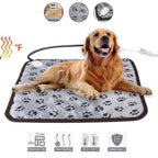 Coussin Chauffant Électrique pour Chien Chat - Tapis Chauffant Imperméable Hiver
