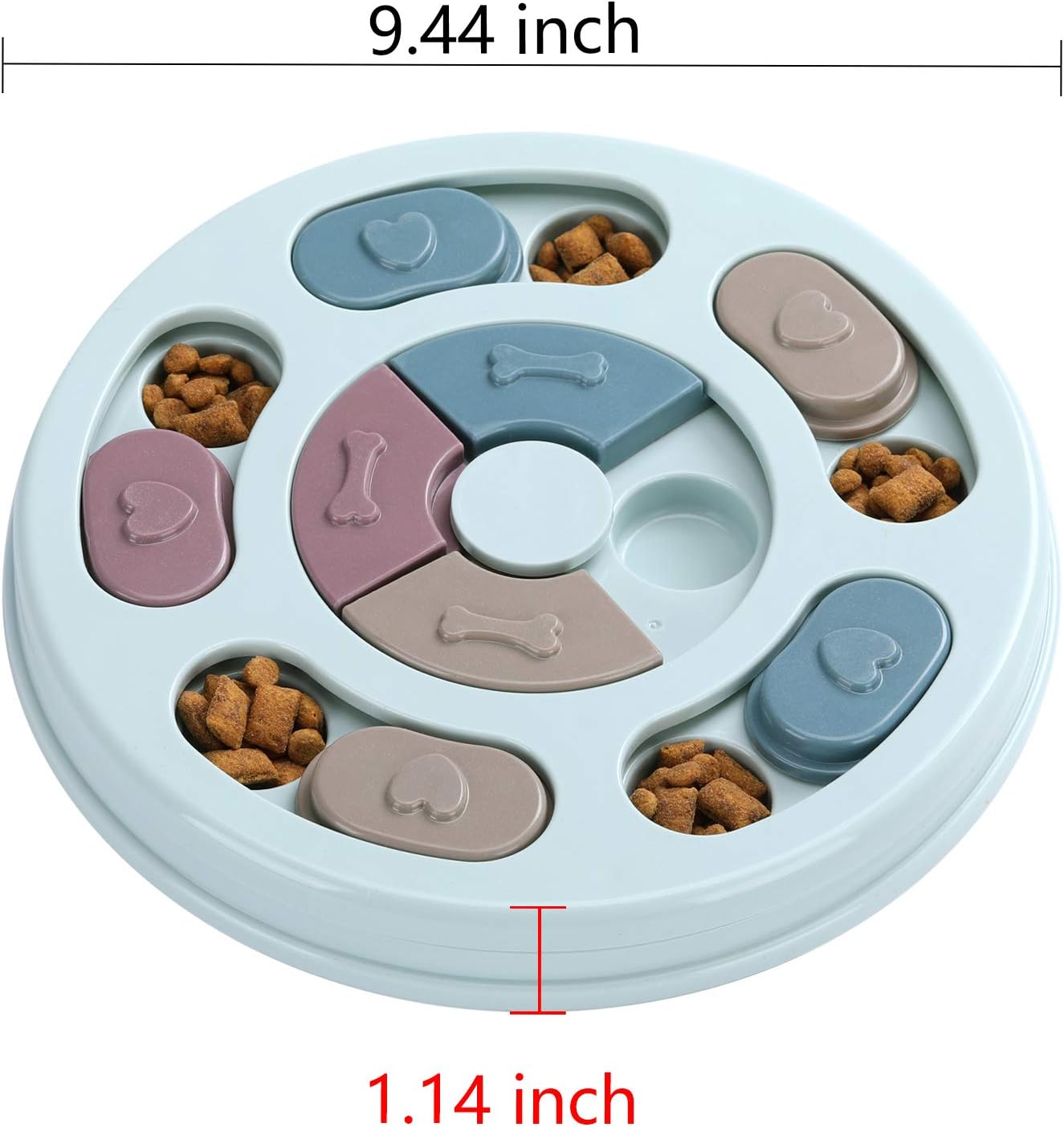 Jouet Puzzle Distributeur Nourriture pour Chien - Entraînement QI et Enrichissement Mental