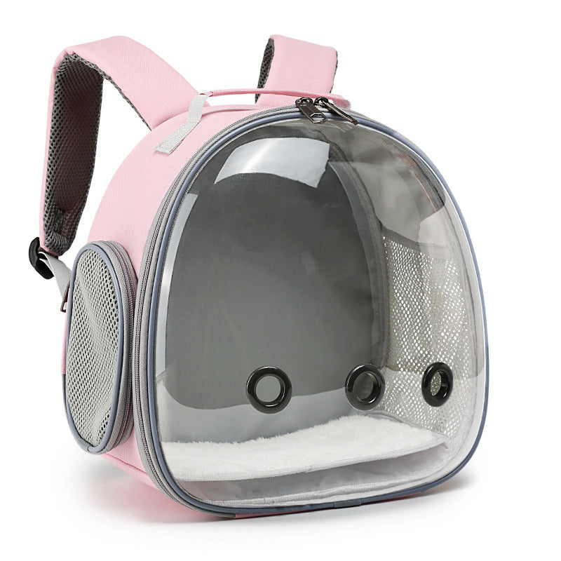 Sac à Dos Transparent pour Petits Animaux - Hamster Lapin Cochon d'Inde