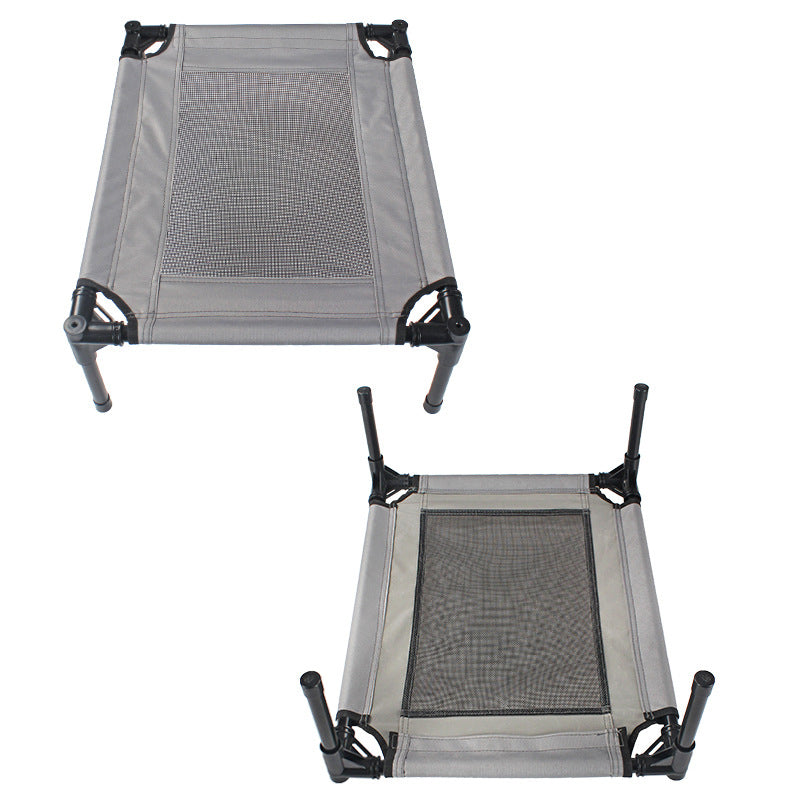 Lit pour Chien d'Extérieur Tissu Oxford - Lavable Portable Camping