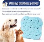 Gamelle Ralentisseur Silicone pour Chien - Tapis Léchage Anti-Anxiété avec Ventouse